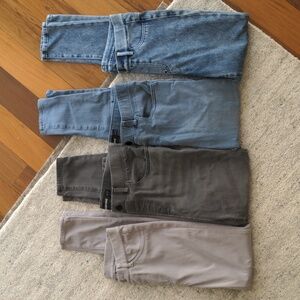 ✨4 pair bundle of betabrand & Uniqlo yoga jeggings, size S